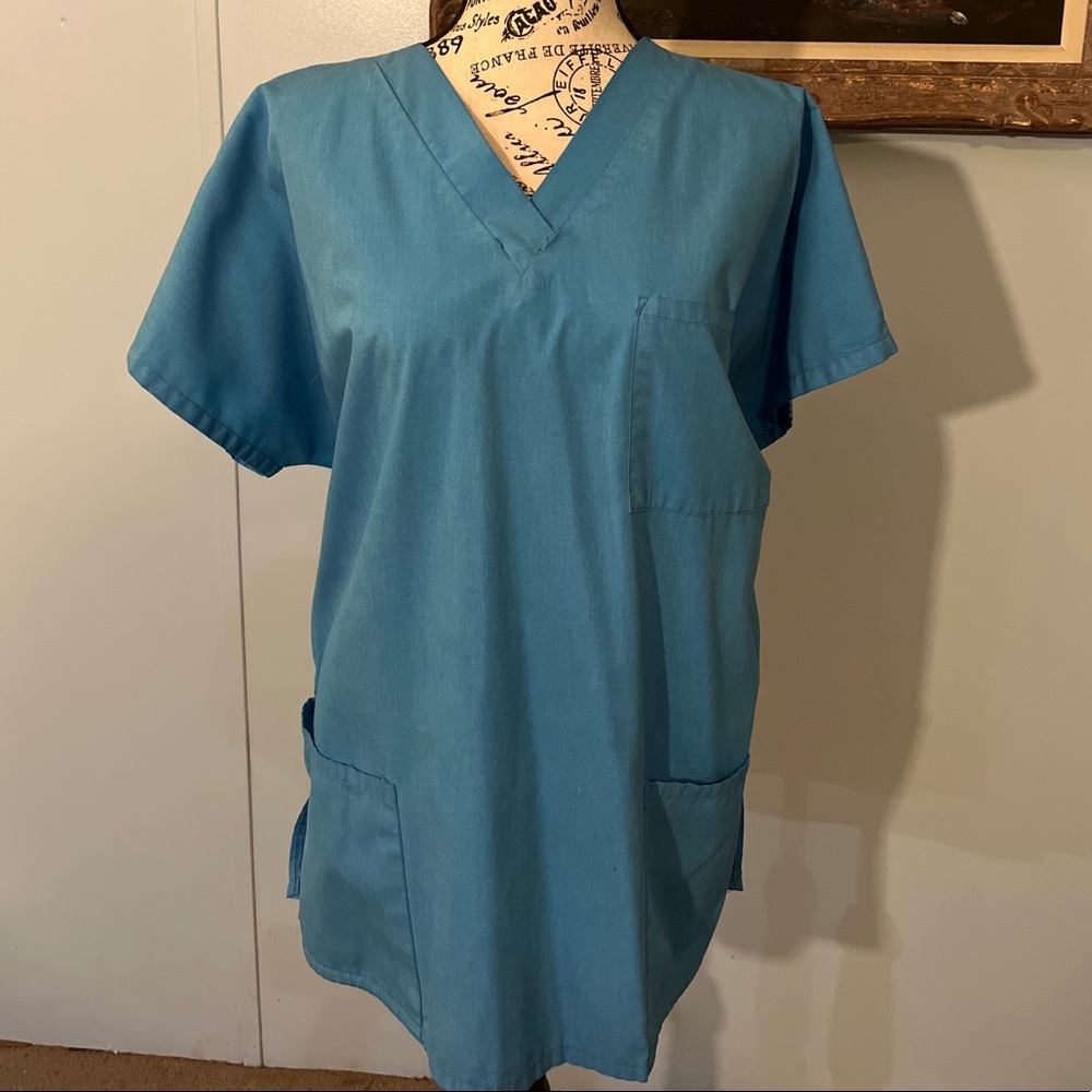 Bundle of 3 Loved Purple, Blue, and, White Scrubs - Picture 6 of 7